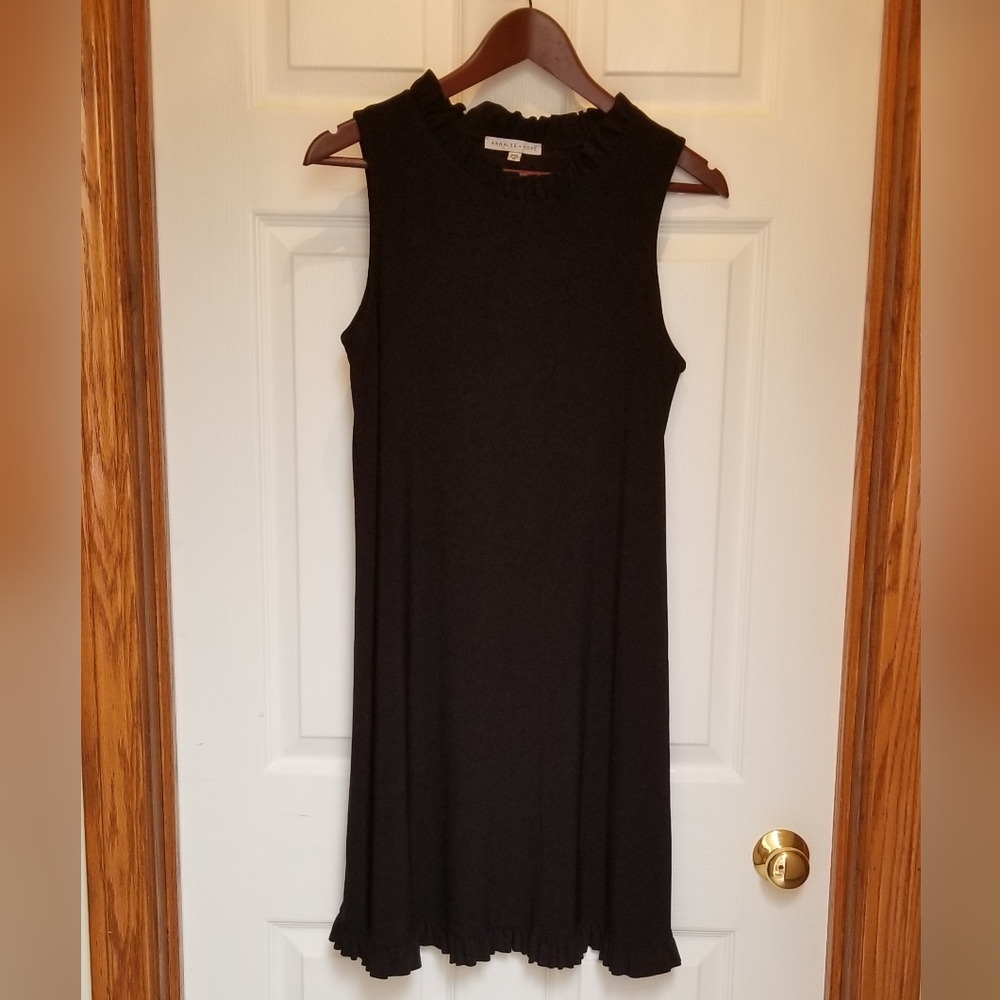 Little Black Dress w/Ruffle Trim